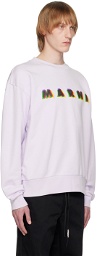 Marni Purple Printed Sweatshirt