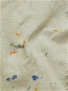 John Elliott - University Paint-Splattered Cotton-Jersey T-Shirt - Neutrals