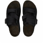 Stone Island Shadow Project Men's Techinical Sandal in Black