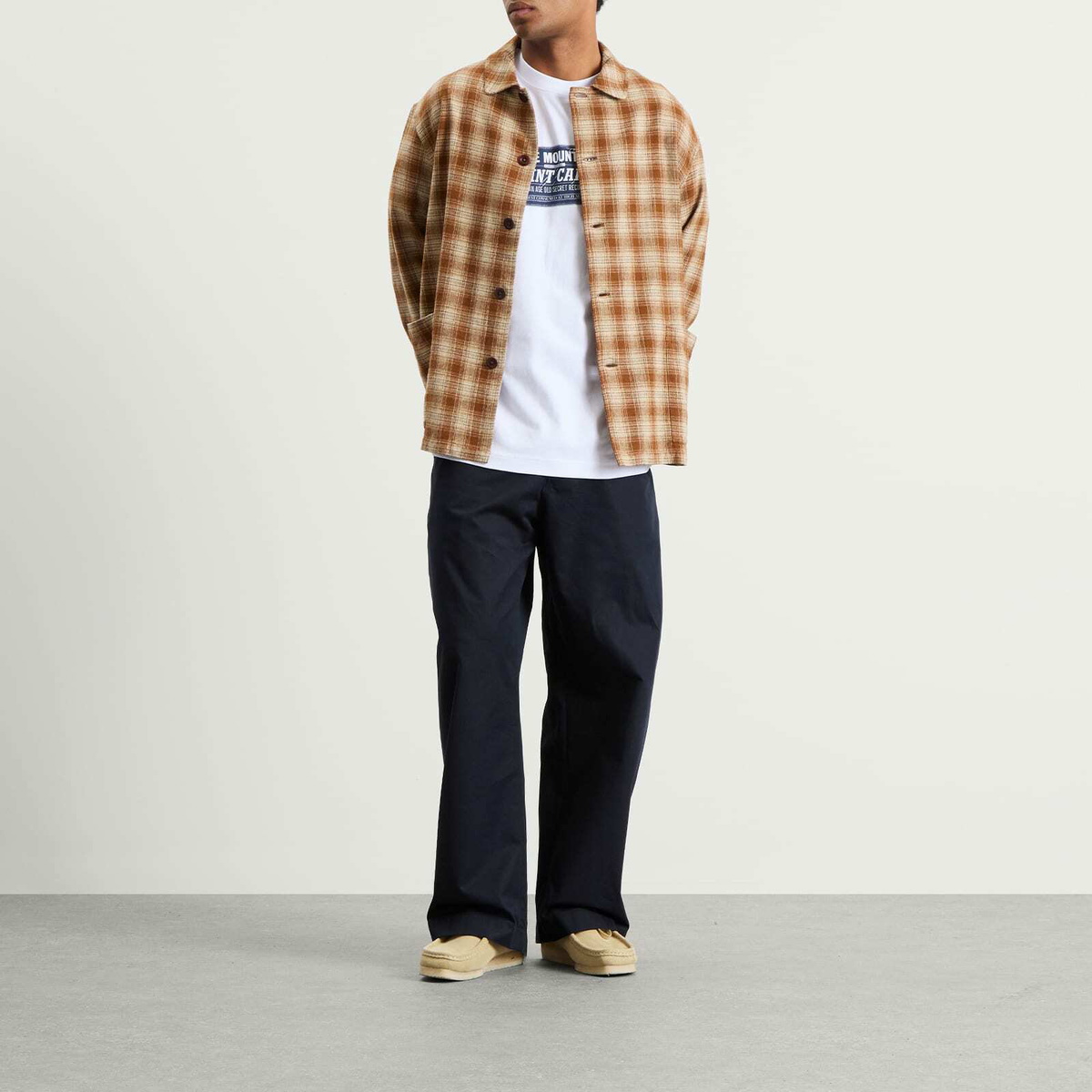 Café Mountain Men's Mintcake T-Shirt in Natural