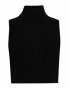 Peserico Womens Turtleneck in Black