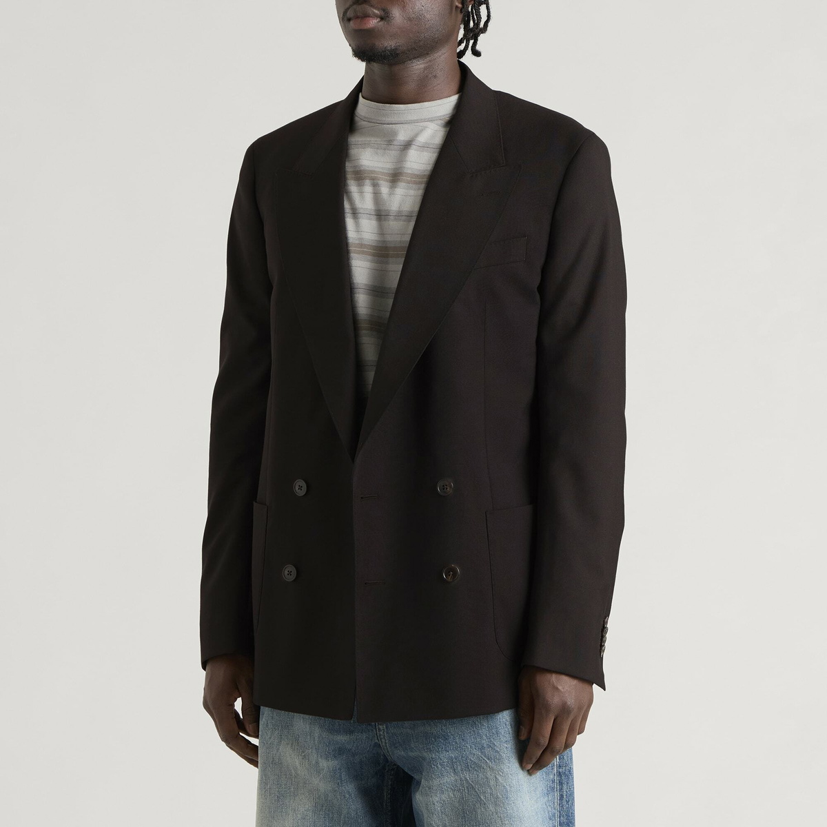 Carter Young Men's Kirk Unstructured Blazer in Espresso
