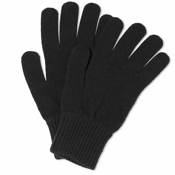 Photo: Sunspel Men's Recycled Cashmere Glove in Black