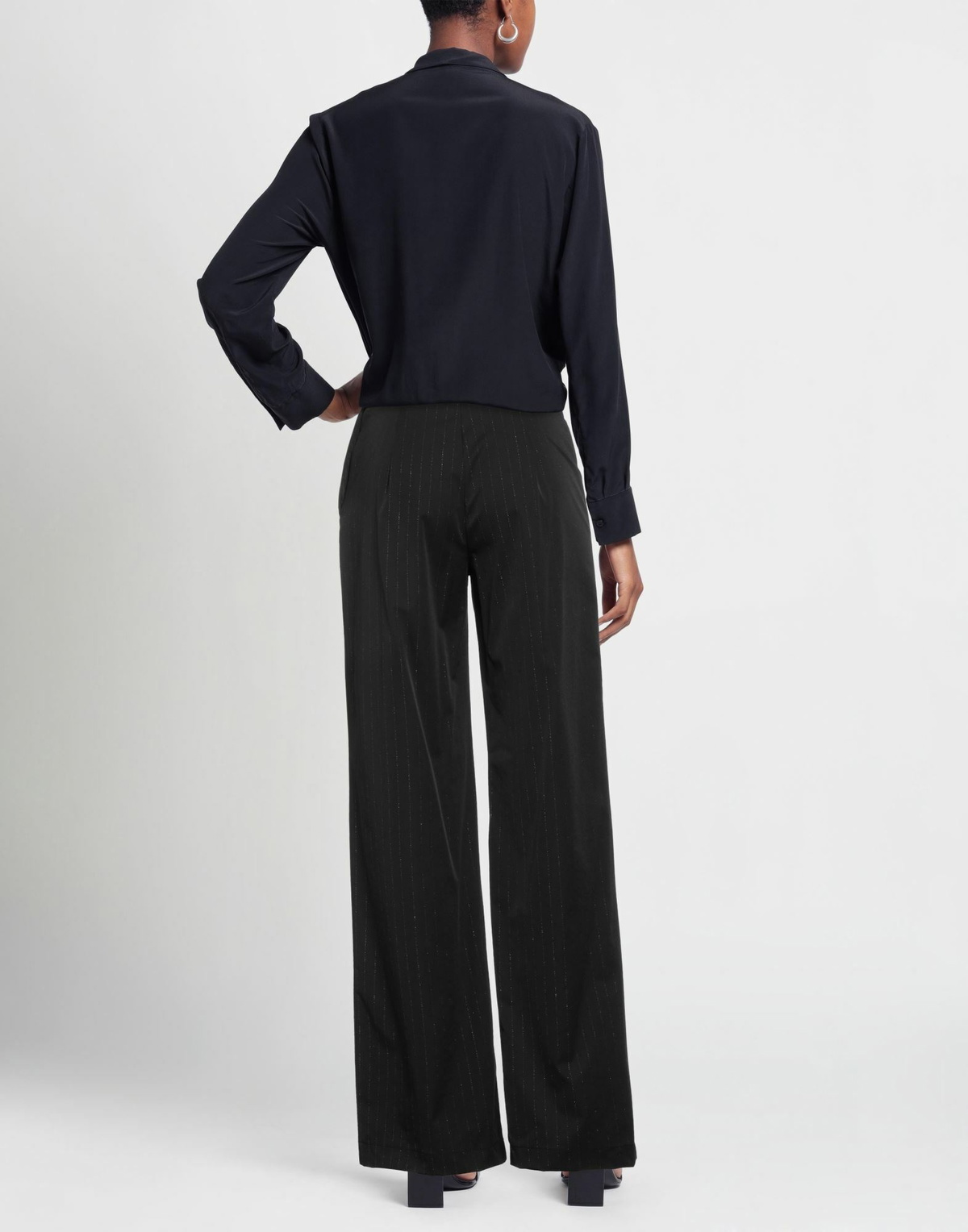 Alessia Santi Womens Pants in Black