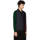 Comme des Garcons Homme Deux Multicolor Charles Kirk Edition Base Cardigan