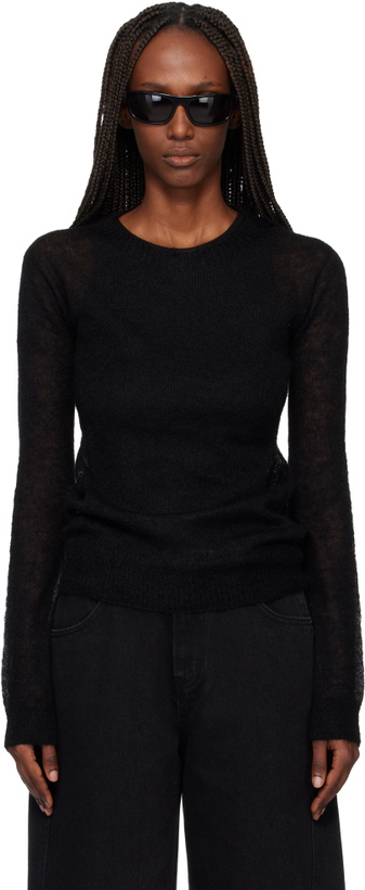 Photo: TONYWACK Black Light Weight Mohair Sweater
