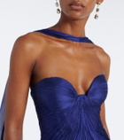 Maria Lucia Hohan Salima silk bustier gown