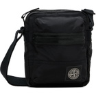 Stone Island Black 9200015 Coated Nylon Metal ECONYL Bag