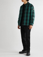 Moncler Genius - 7 Moncler FRGMT Hiroshi Fujiwara Checked Cotton Down Shirt Jacket - Green