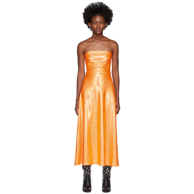 Saks Potts Orange Shimmer Jepska Dress Saks Potts