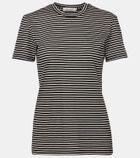 Nili Lotan Lana striped cotton-blend T-shirt