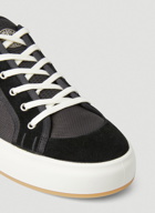 Compass Patch Sneakers in Black