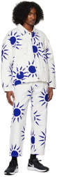 Liberal Youth Ministry White Printed Jeans