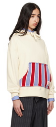Charles Jeffrey LOVERBOY Off-White Patch Rabbit Ears Hoodie