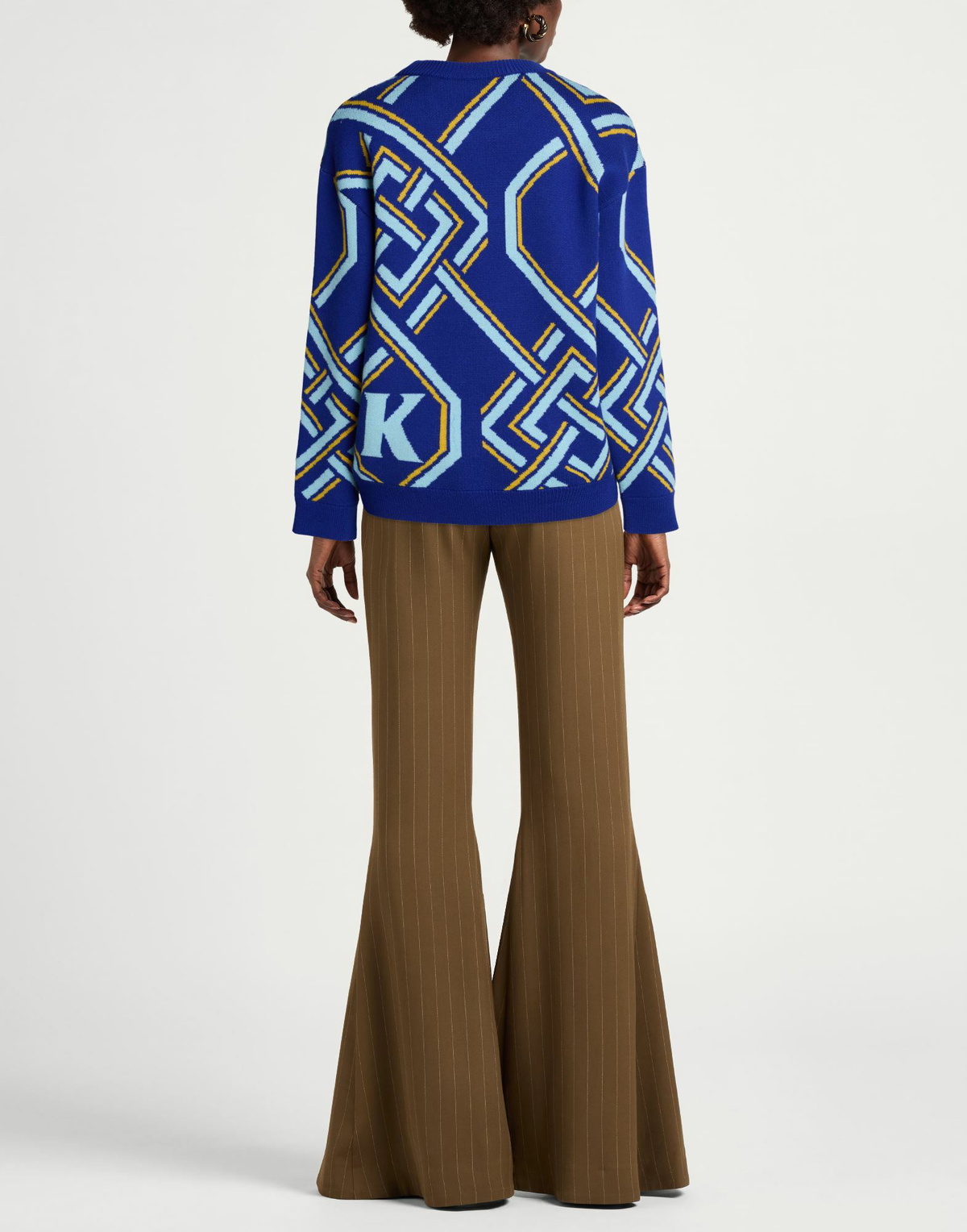 Koché Womens Sweater Bright in Blue