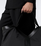Saint Laurent Y Large leather-trimmed tote bag