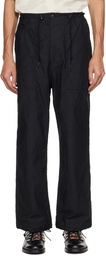 NEEDLES Black Fatigue Trousers