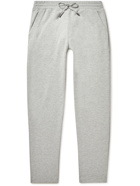 Canali - Tapered Stretch Cotton-Blend Jersey Sweatpants - Gray