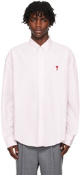 AMI Alexandre Mattiussi White & Pink Ami De Cœur Shirt