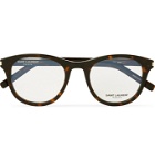 SAINT LAURENT - Round-Frame Tortoiseshell Acetate Optical Glasses - Brown