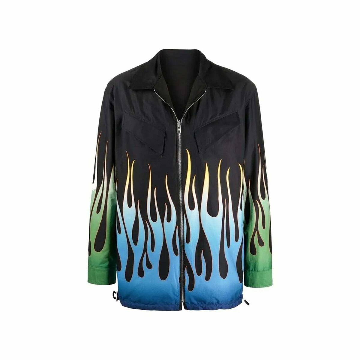 KENZO - Pixel Rose-Print Denim Jacket - Blue Kenzo