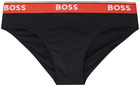 BOSS Three-Pack Black Briefs