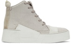 Boris Bidjan Saberi Off-White Bamba 1.1 High Top Sneakers