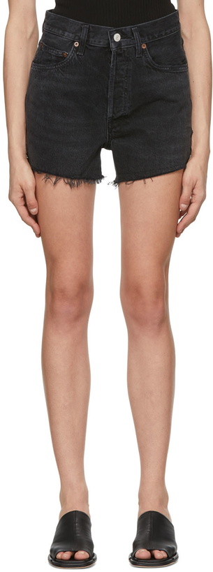 Photo: AGOLDE Black Dee Shorts