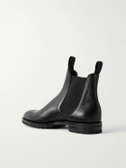 Edward Green - Newmarket Grained-Leather Chelsea Boots - Black