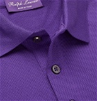 Ralph Lauren Purple Label - Cotton-Piqué Polo Shirt - Men - Violet