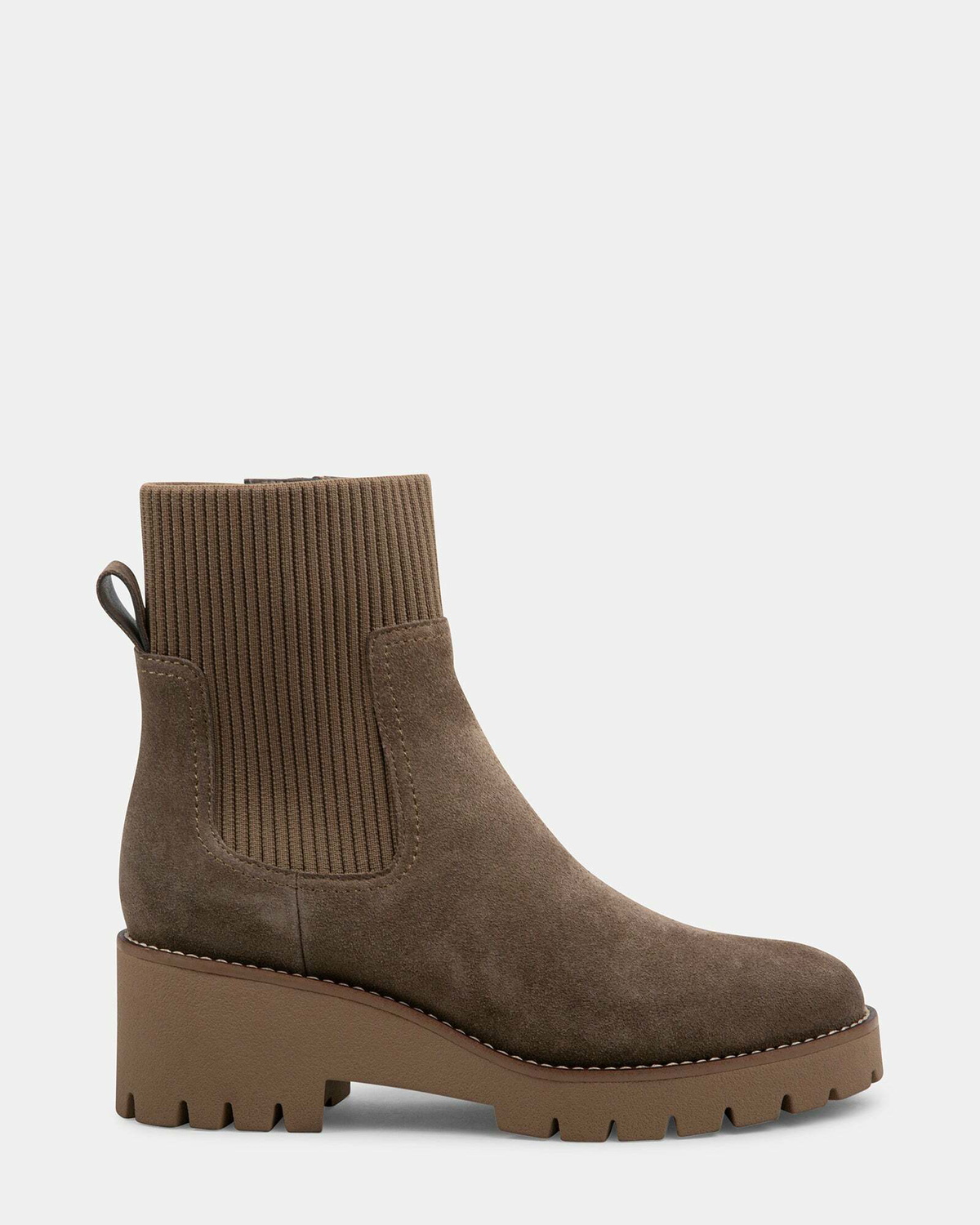 Steve Madden Delta Booties in Taupe