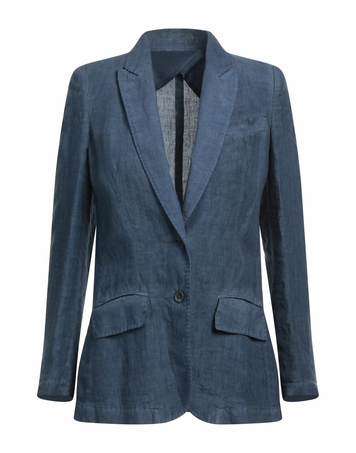 120% Lino Womens Blazer in Navy