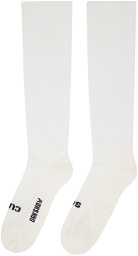 Rick Owens DRKSHDW Off-White 'So Cunt' Socks