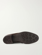 Edward Green - Lanark Waxed-Suede Desert Boots - Brown