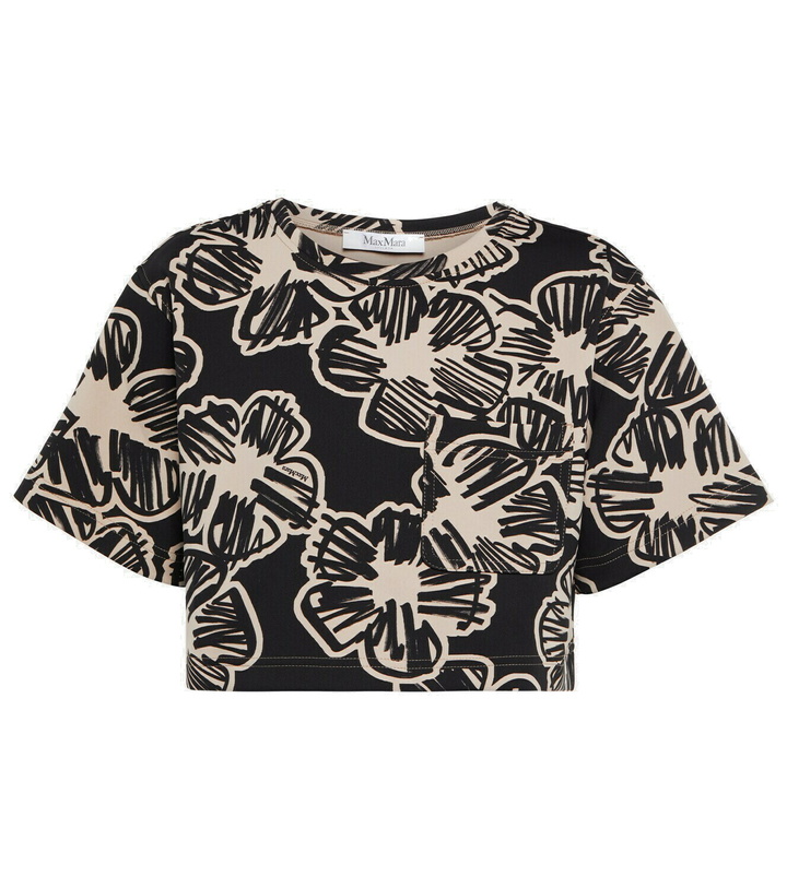 Photo: Max Mara - Apotema floral crop top