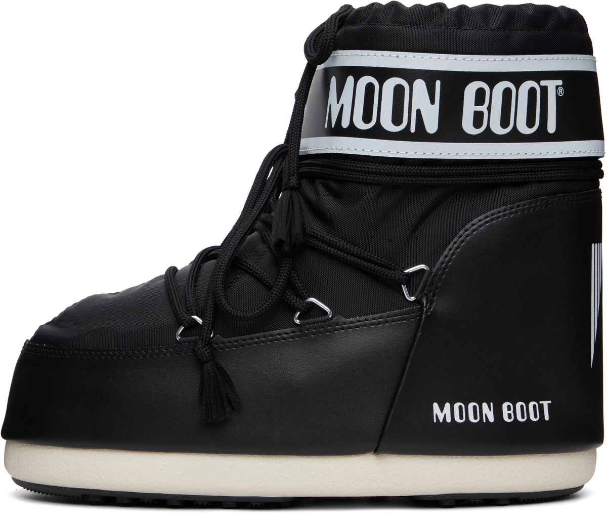 Moon Boot Black Icon Low Nylon Boots Moon Boot