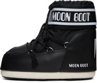 Moon Boot Black Icon Low Nylon Boots