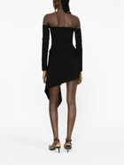 GAUGE81 Black Ansley Off-Shoulder Mini Dress