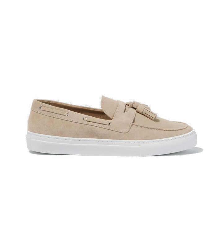 Photo: Frescobol Carioca Monta tassel suede loafers