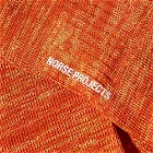 Norse Projects Men's Bjarki Blend Sock in Burnt Orange