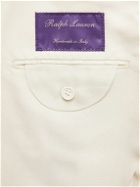 Ralph Lauren Purple label - Slim-Fit Silk Tuxedo Jacket - Neutrals