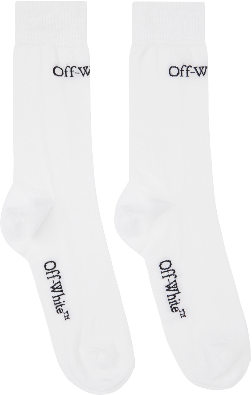 Off-White White Logo Socks Off-White