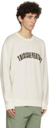 thisisneverthat Off-White Jacquard Arc-Logo Sweater