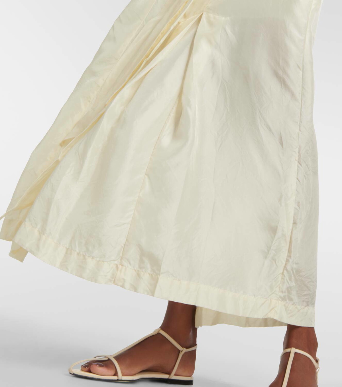 Plan C Belted silk shirtdress