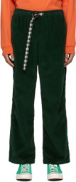 Brain Dead Green Corduroy Running Head Climber Trousers