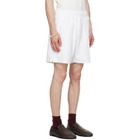 Casablanca White Towelling Shorts