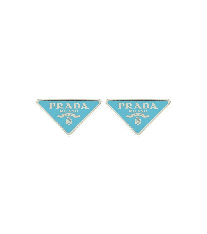 Photo: Prada Symbole sterling silver earrings