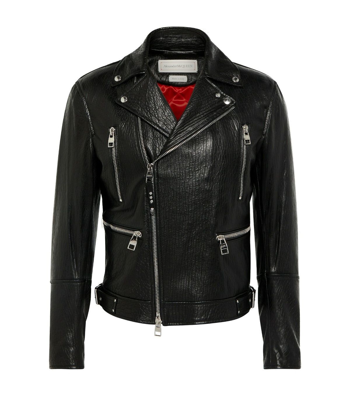 Photo: Alexander McQueen - Leather biker jacket