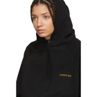 Vetements Black Calendar Zip-Up Hoodie