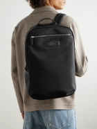 Smythson - Norton Full-Grain Leather-Trimmed ECONYL® Nylon-Canvas Backpack